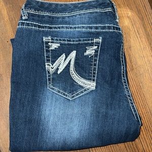 Maurices straight leg jeans sz 15/16 Short